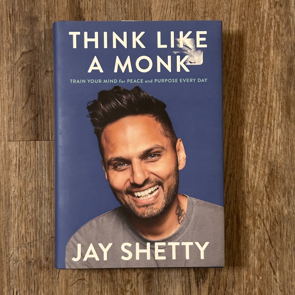 Think Like a Monk by Jay Shetty Hardcover Book